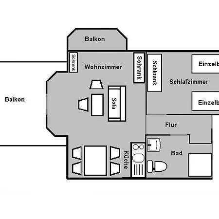 Haus Düne 5 Wohnnug 4